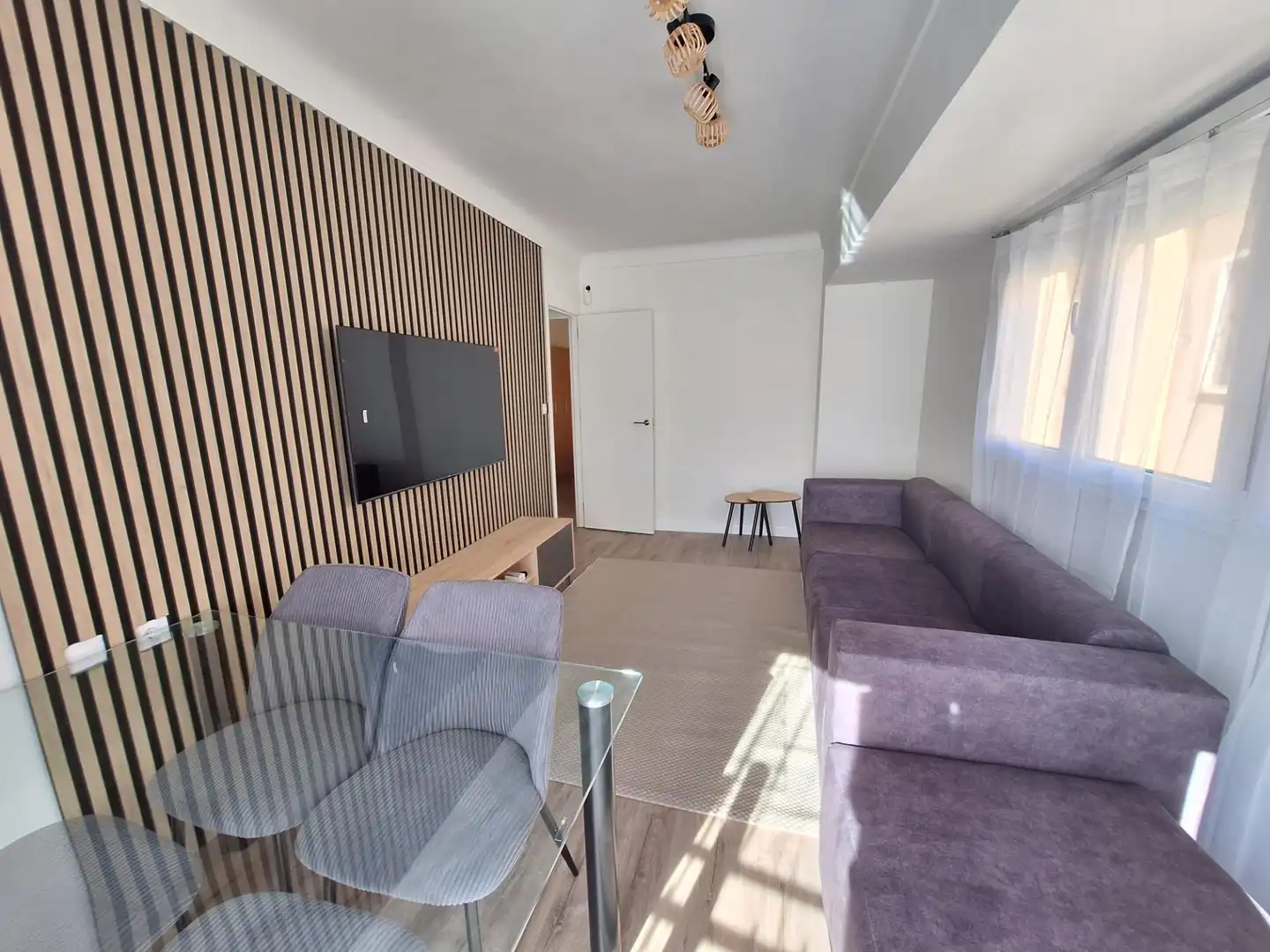Living room of Flat for sale in Elche / Elx  with Furnished and Balcony