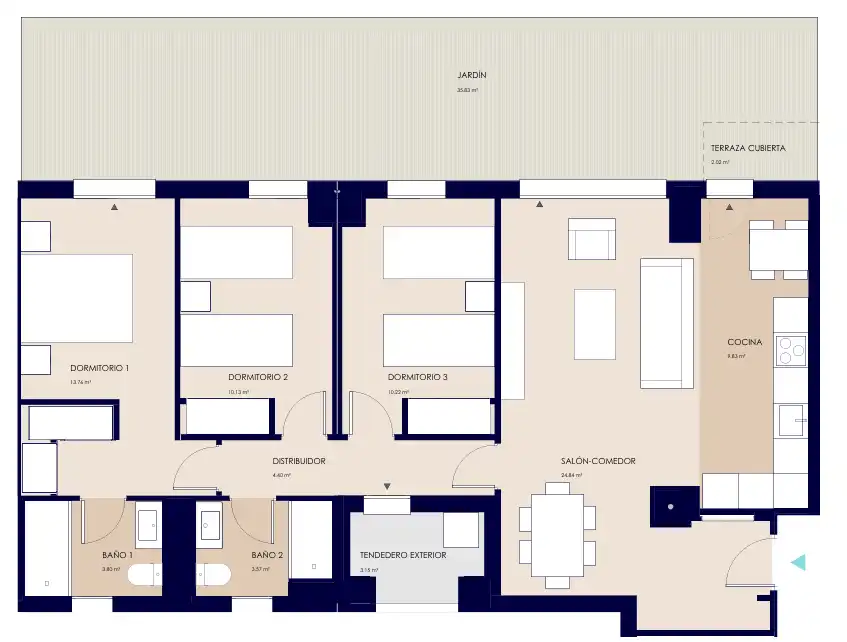 Flat with pool for sale in Vicálvaro, imagen 28