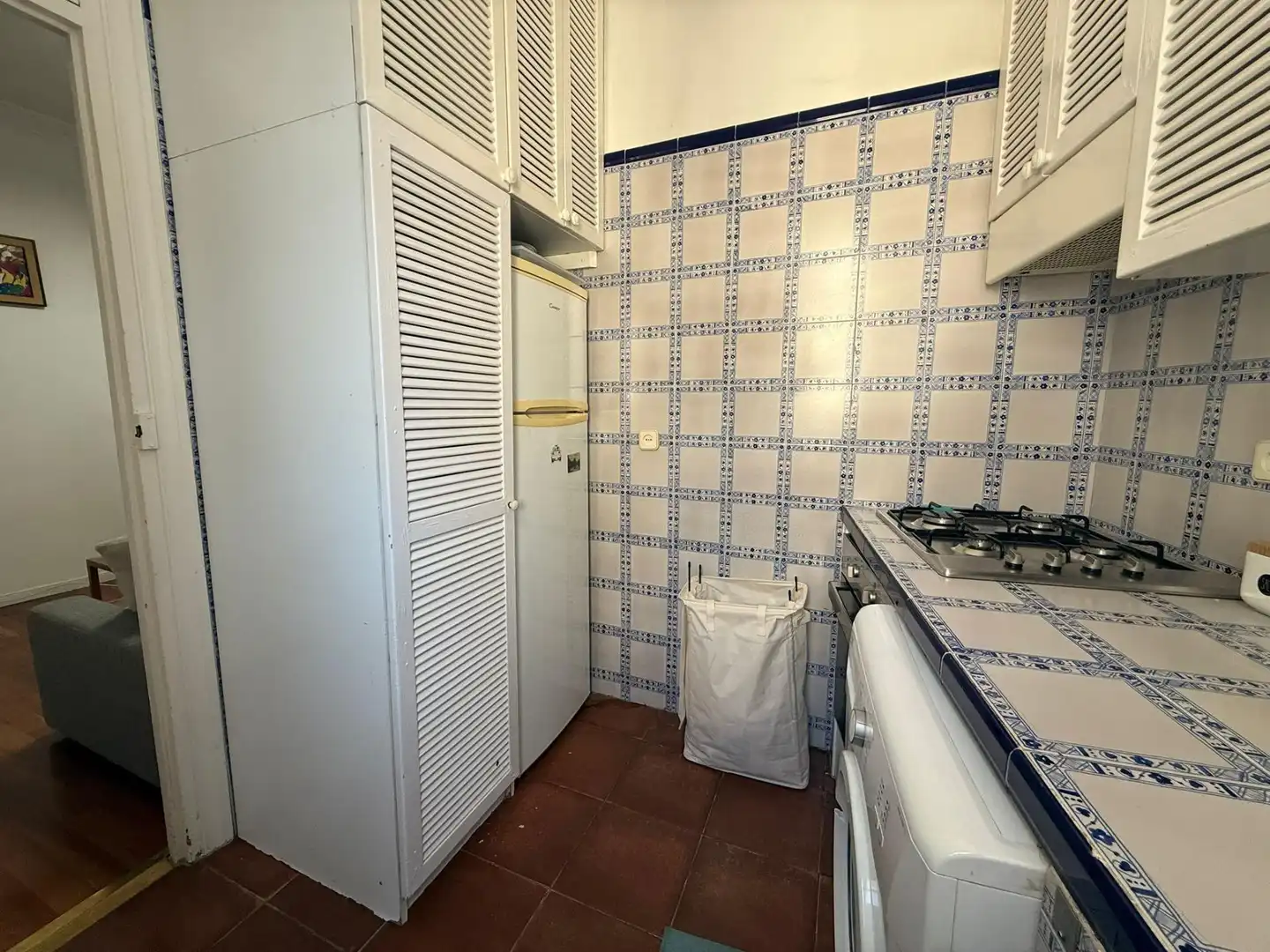 Cocina de Piso de alquiler en Madrid con Aire acondicionado y Amueblado