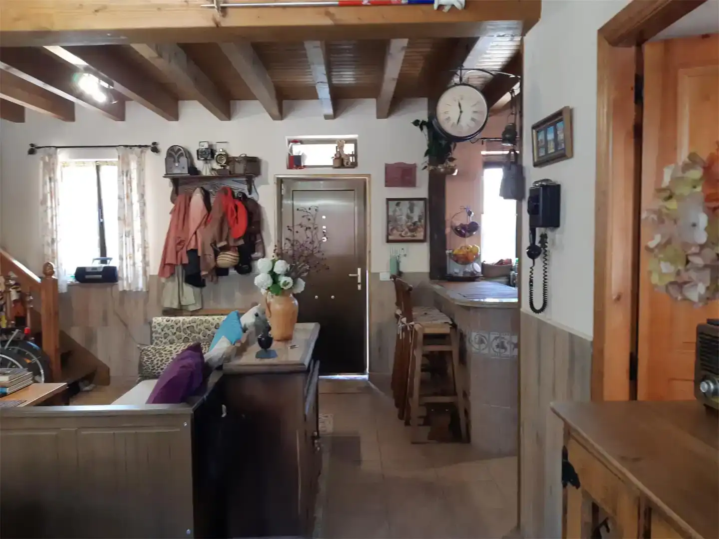 Cocina de Casa adosada en venta en Carrocera con Trastero, Amueblado y Horno