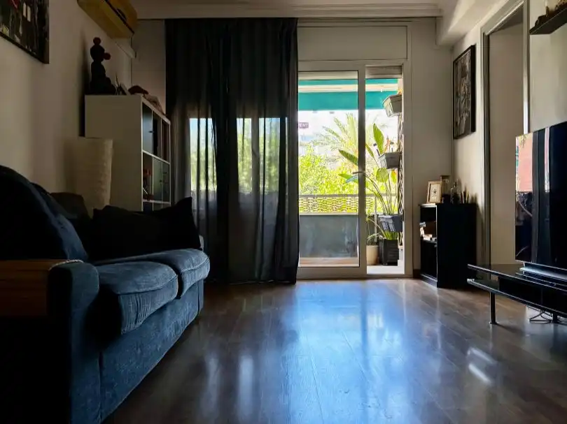Sala d'estar de Pis en venda en Sant Andreu de la Barca amb Aire condicionat i Balcó