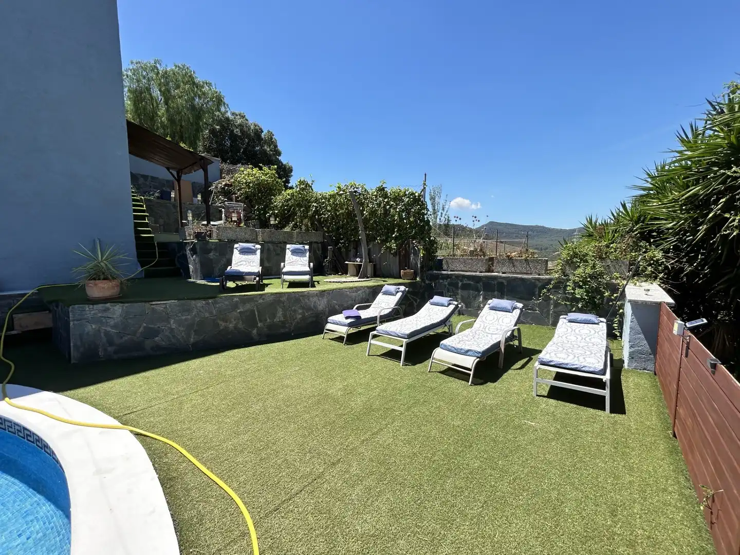 Terrasse von Haus oder Chalet zum Verkauf in Cervelló mit Klimaanlage, Privatgarten und Schwimmbad