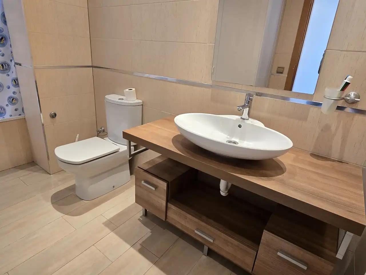 Baño de Casa o chalet en venta en Periana con Aire acondicionado, Terraza y Piscina