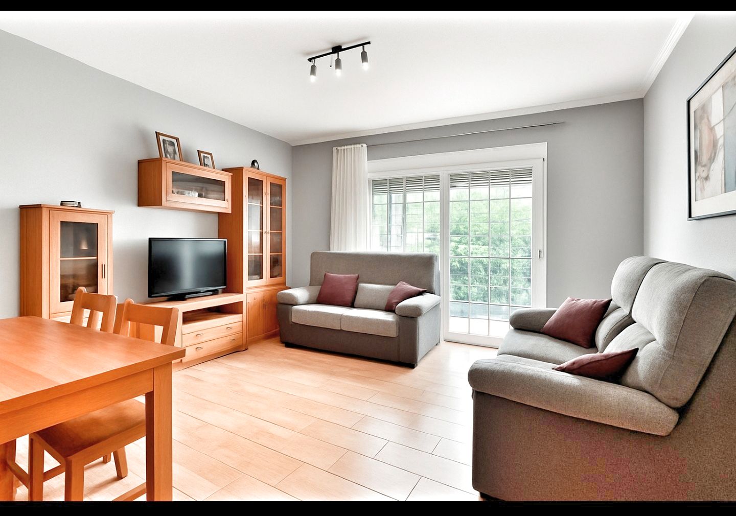 Living room of Flat for sale in Puertollano  with Heating, Furnished and Balcony