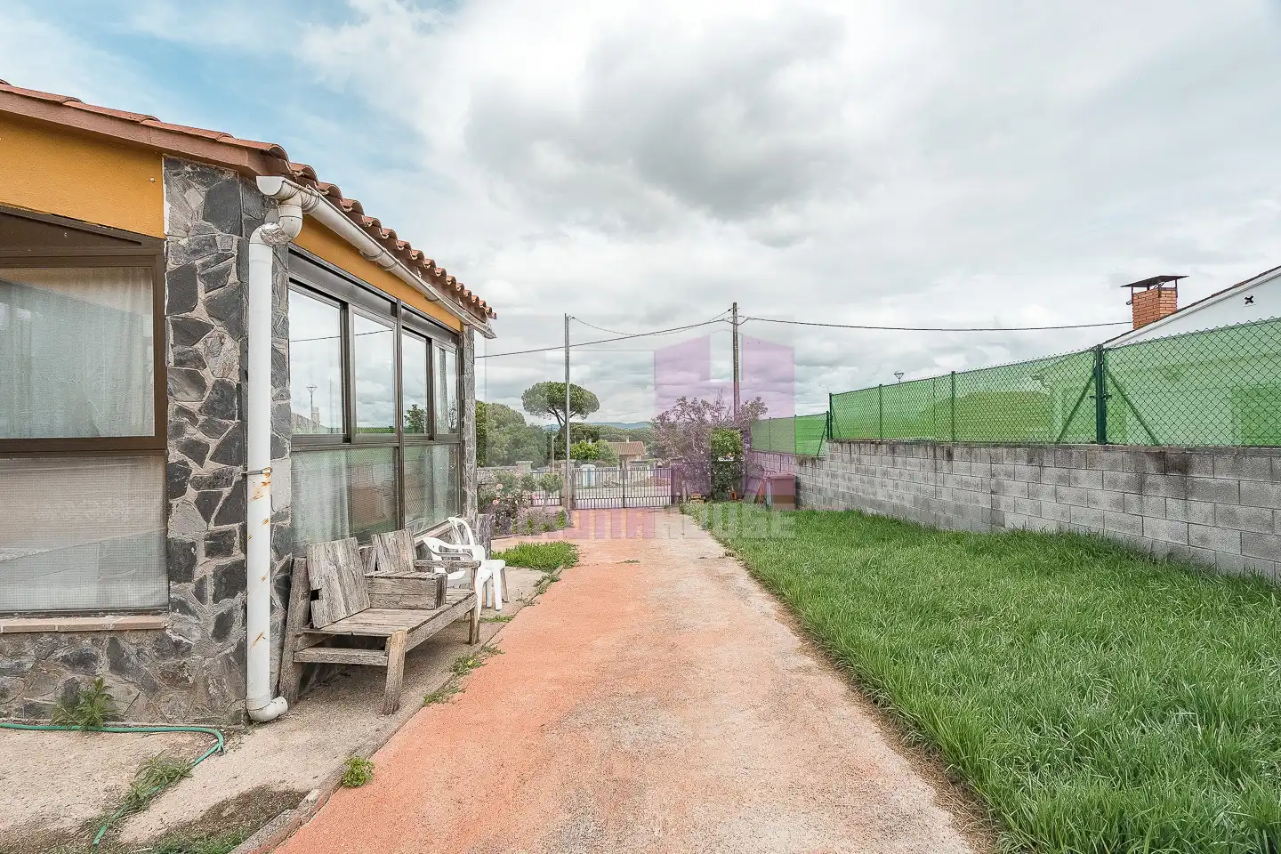 Garden of Houses for sale in Caldes de Malavella  with Air Conditioner, Heating and Private garden
