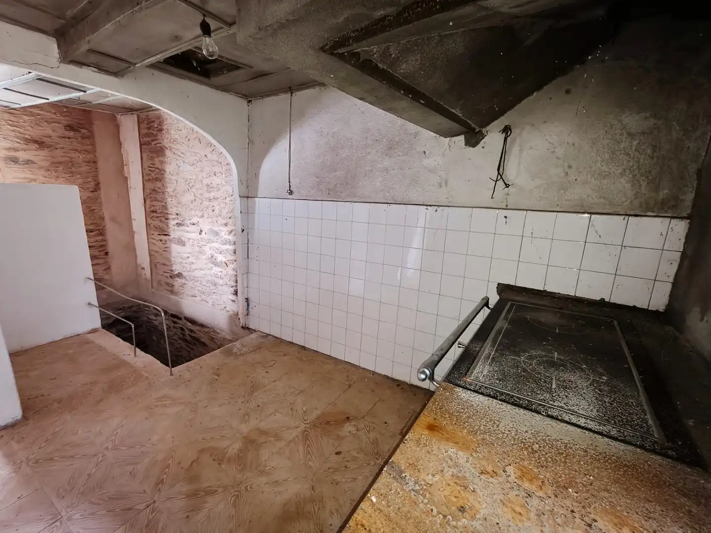 Cuina de Casa o xalet en venda en Forcarei amb Jardí privat