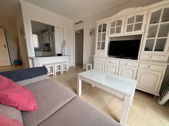 Sala d'estar de Apartament en venda en Chiclana de la Frontera amb Calefacció, Terrassa i Moblat