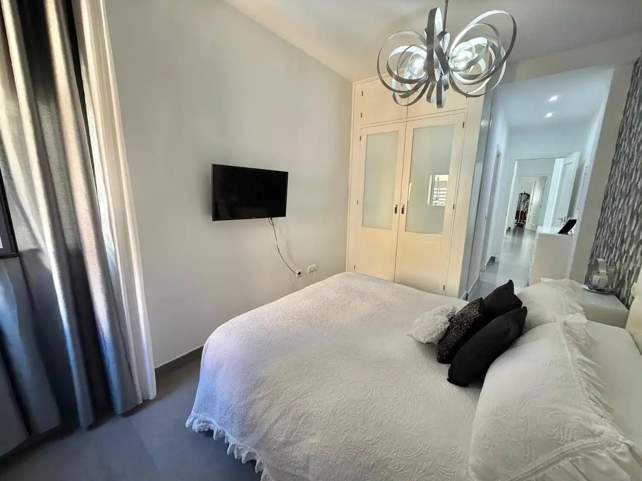 Bedroom of Flat for sale in Sanlúcar de Barrameda  with Air Conditioner, Terrace and Furnished