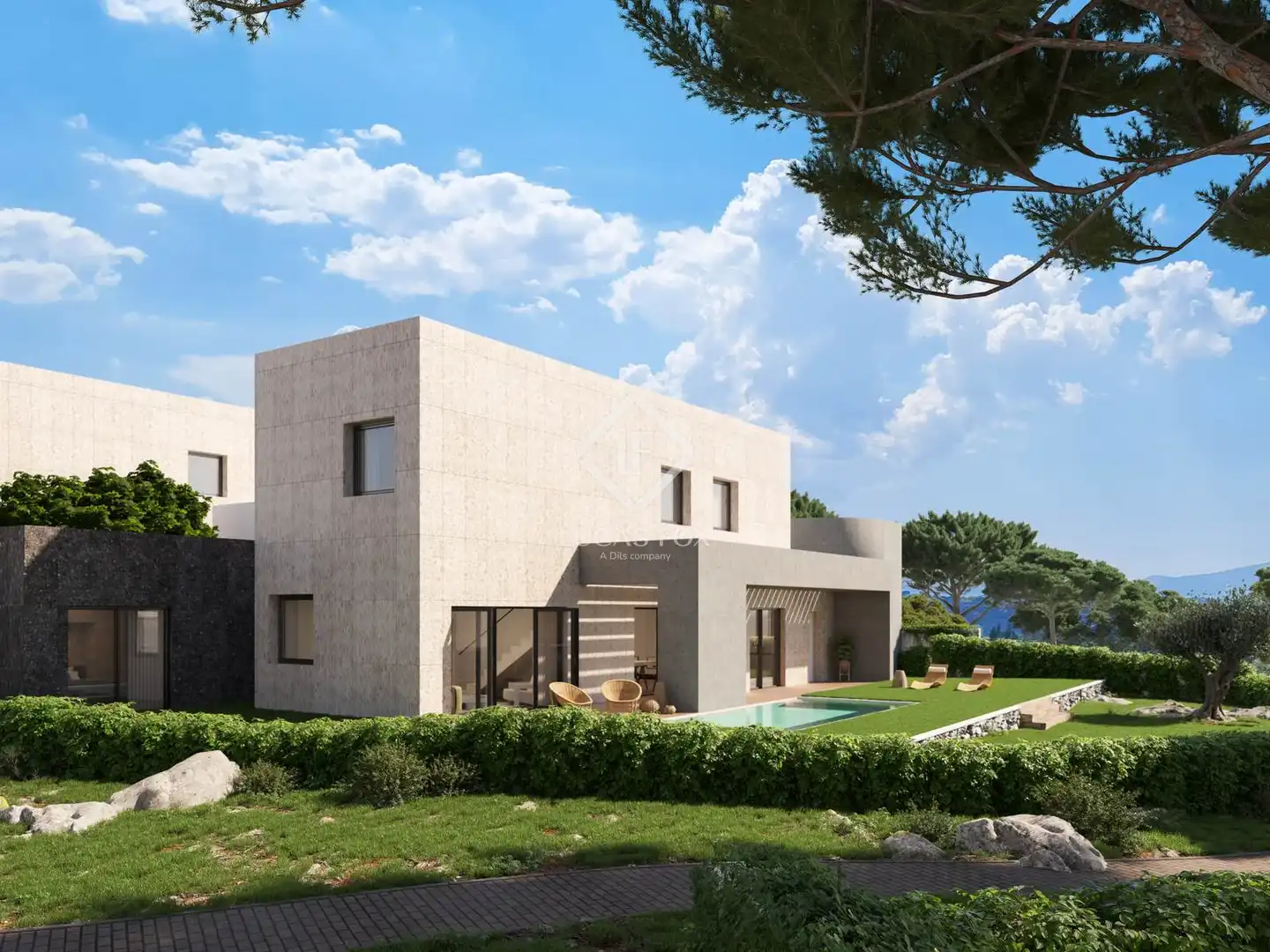 Vista exterior de Casa o chalet en venta en Torrelodones con Aire acondicionado, Jardín privado y Parquet