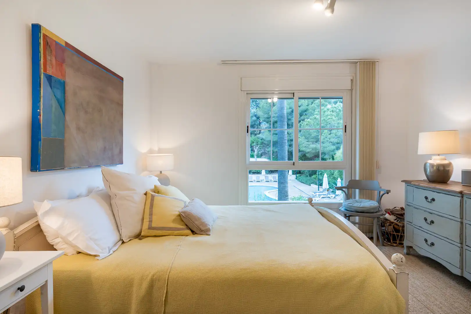 Dormitori de Apartament en venda en  Palma de Mallorca amb Aire condicionat, Terrassa i Piscina comunitària