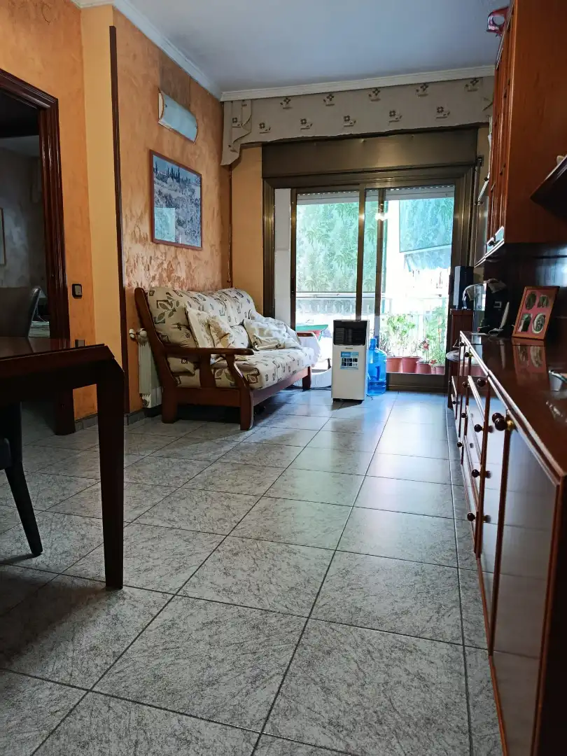 Sala de estar de Piso en venta en Badalona con Calefacción y Balcón