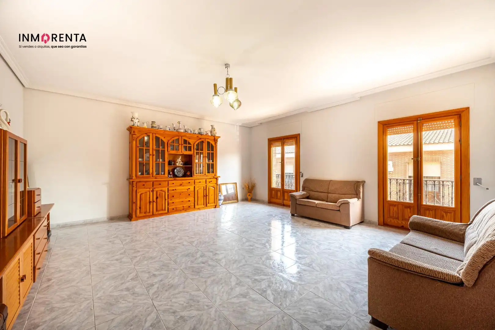 Sala de estar de Casa adosada en venta en La Mata con Calefacción, Terraza y Amueblado