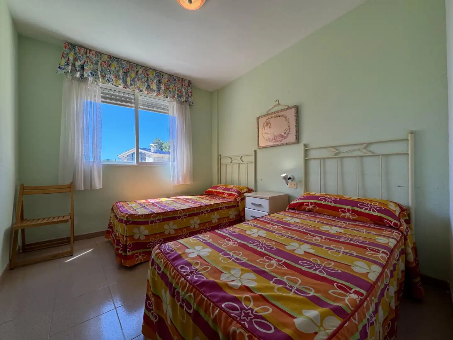 Dormitori de Apartament en venda en Oropesa del Mar / Orpesa amb Terrassa, Moblat i Piscina comunitària