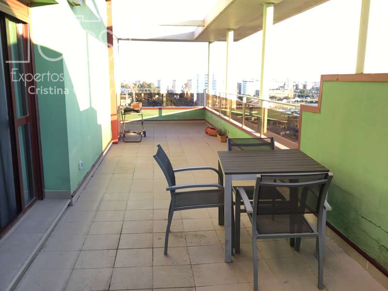 Terrace of Attic to rent in  Sevilla Capital  with Air Conditioner, Heating and Terrace