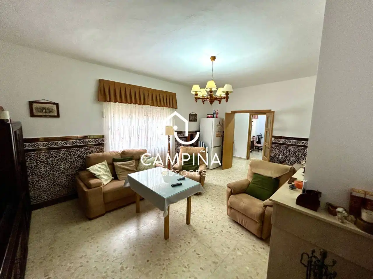 Sala d'estar de Finca rústica en venda en Beas amb Aire condicionat, Jardí privat i Terrassa