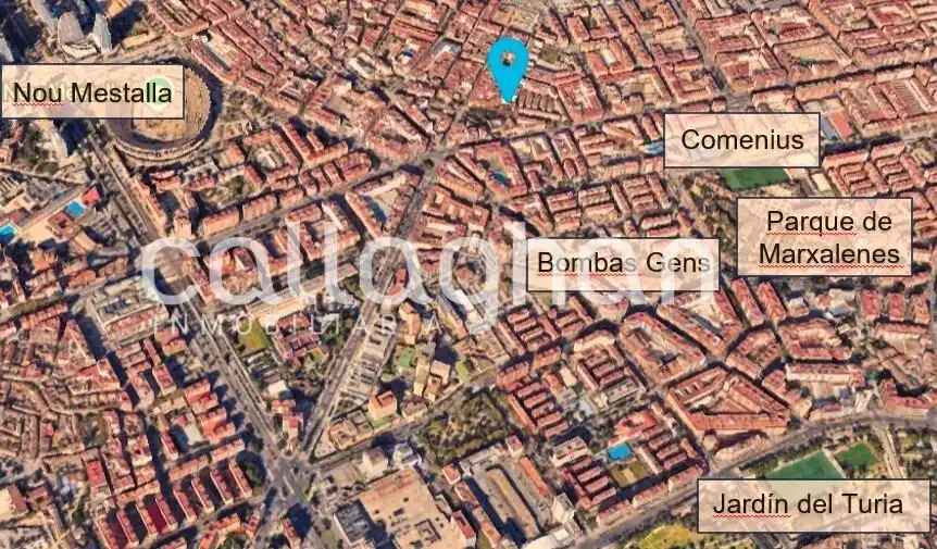 Außenansicht von Erdgeschoss zum Verkauf in Valencia mit Klimaanlage, Terrasse und Möbliert