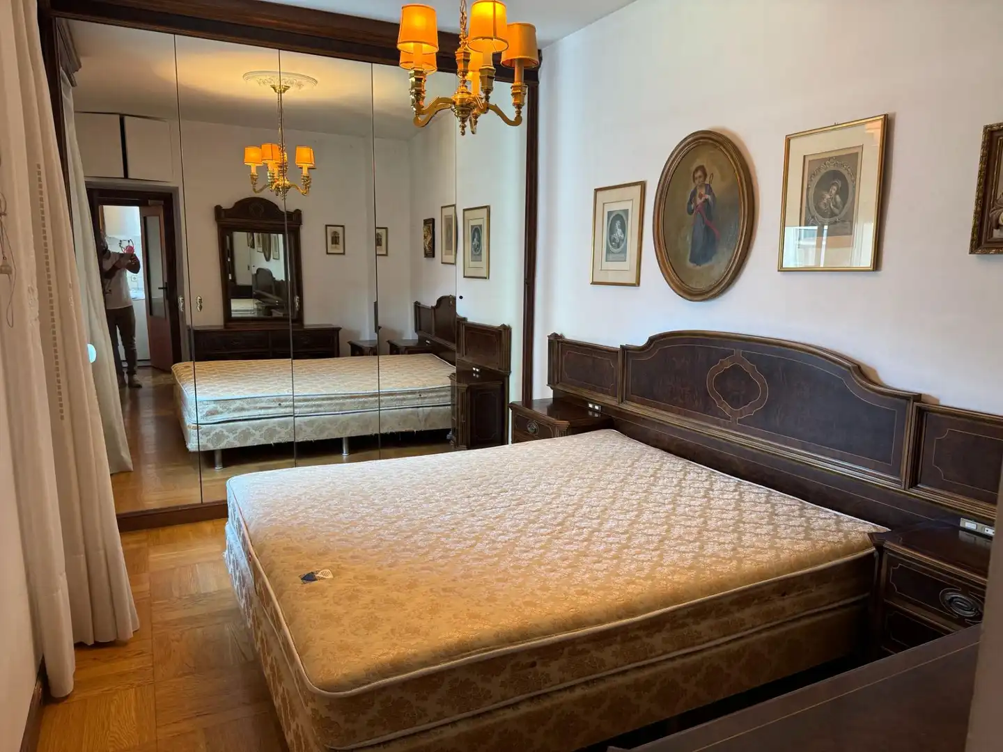 Bedroom of Flat for sale in Barcelona  with Parquet flooring