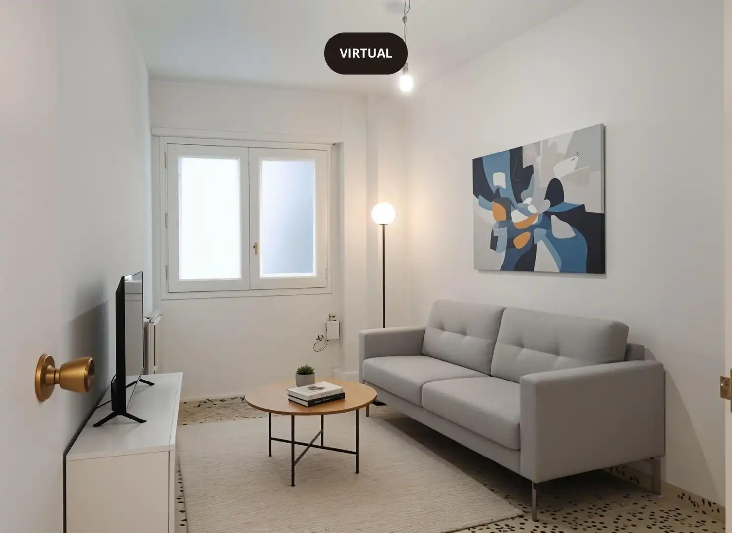 Wohnzimmer von Wohnung zum Verkauf in Tarragona mit Klimaanlage, Heizung und Terrasse