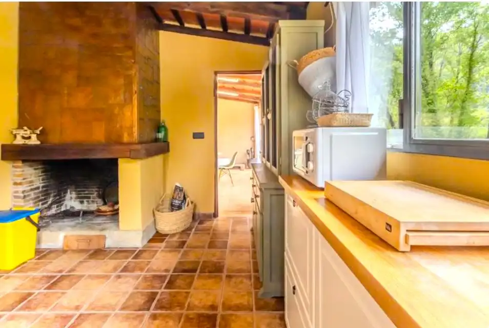 Cocina de Casa o chalet en venta en Osor con Calefacción, Jardín privado y Terraza