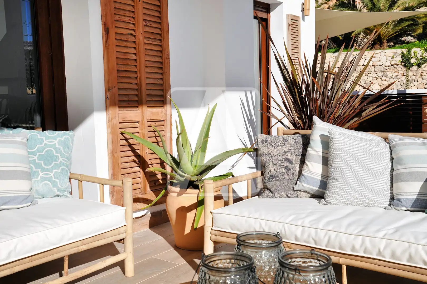 Terraza de Casa o chalet en venta en Benissa con Aire acondicionado, Calefacción y Jardín privado