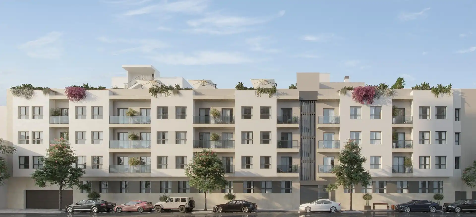 Vista exterior de Apartament en venda en Málaga amb Aire condicionat, Balcó i Piscina comunitària