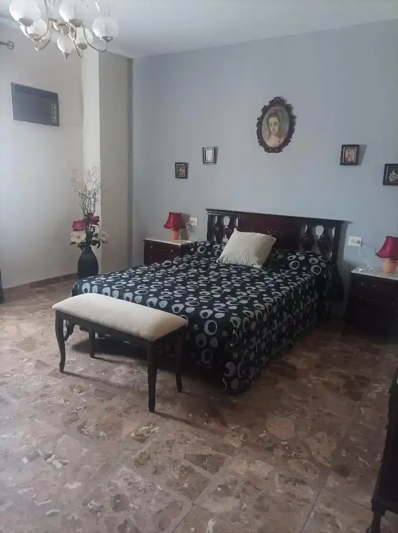 Bedroom of Flat for rent in Navas de San Juan  with Furnished, Oven and Washing machine