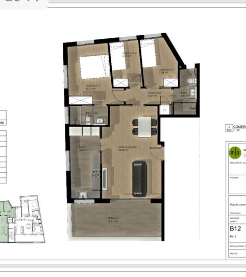 Foto 2 de Ático en venta en Carrer de Bartomeu Robert, Centre, Mollet del Vallès