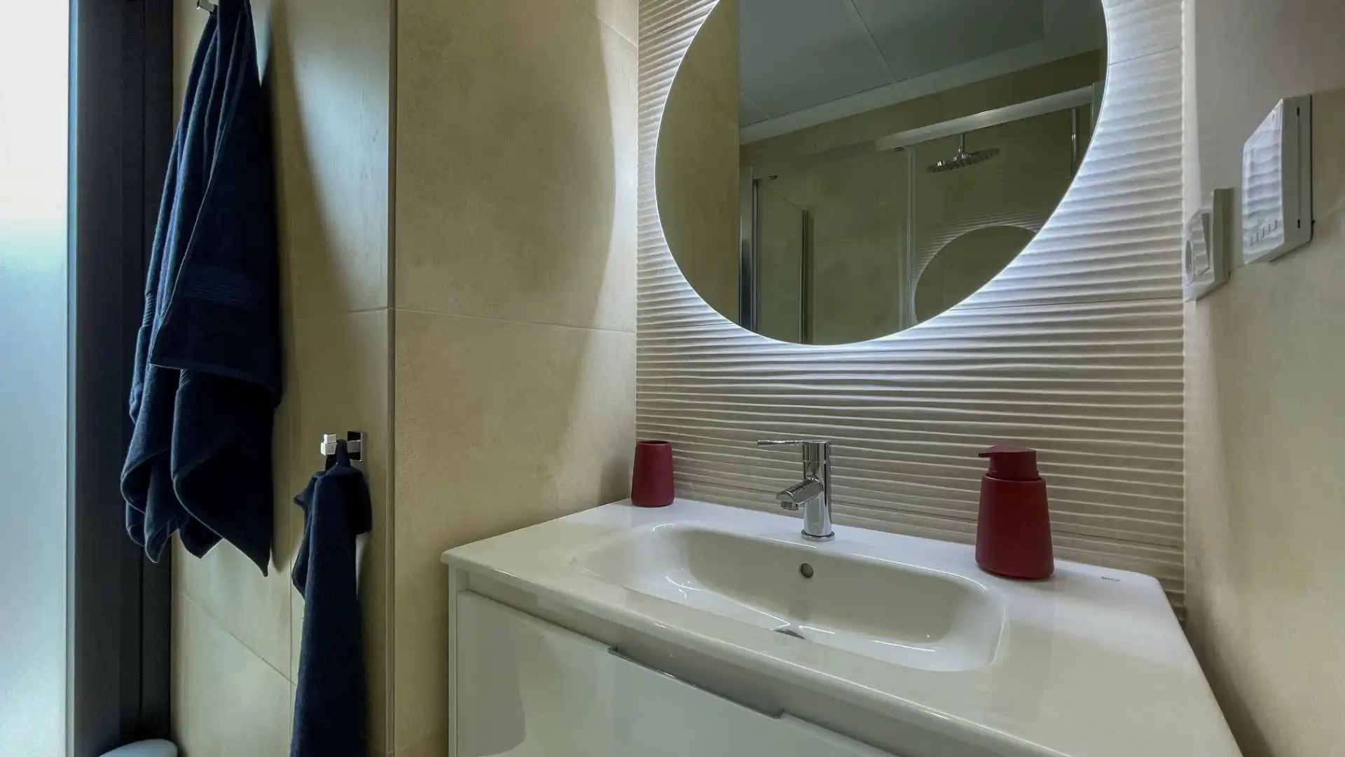 Bathroom of Houses for rent in Finestrat  with Air Conditioner, Heating and Private garden