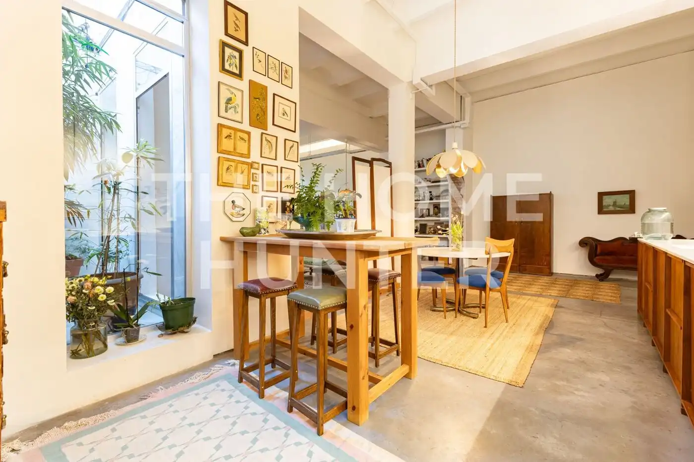 Esszimmer von Loft zum Verkauf in Barcelona mit Klimaanlage, Heizung und Möbliert