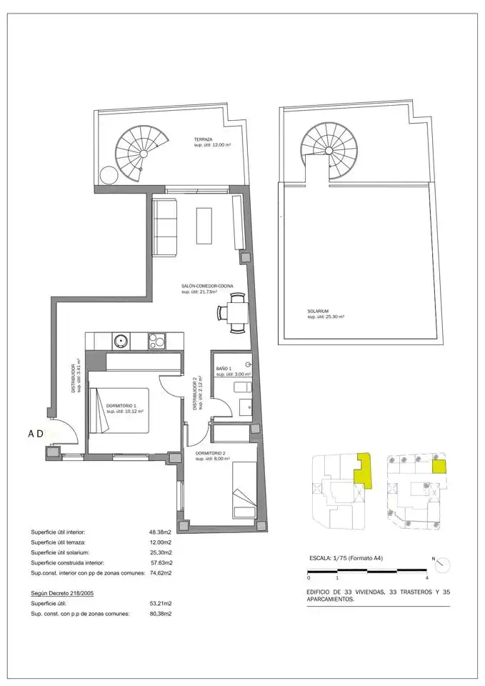 Penthouse with lift for sale in Las Lagunas, imagen 6