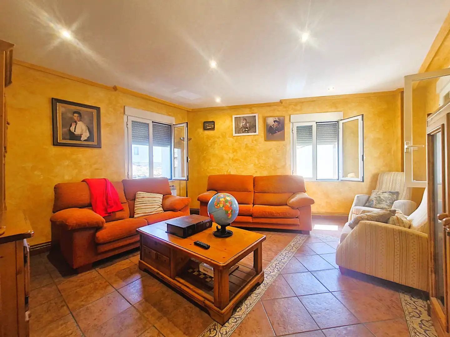 Living room of Detached homes for sale in Cornago  with Heating, Terrace and Storage room