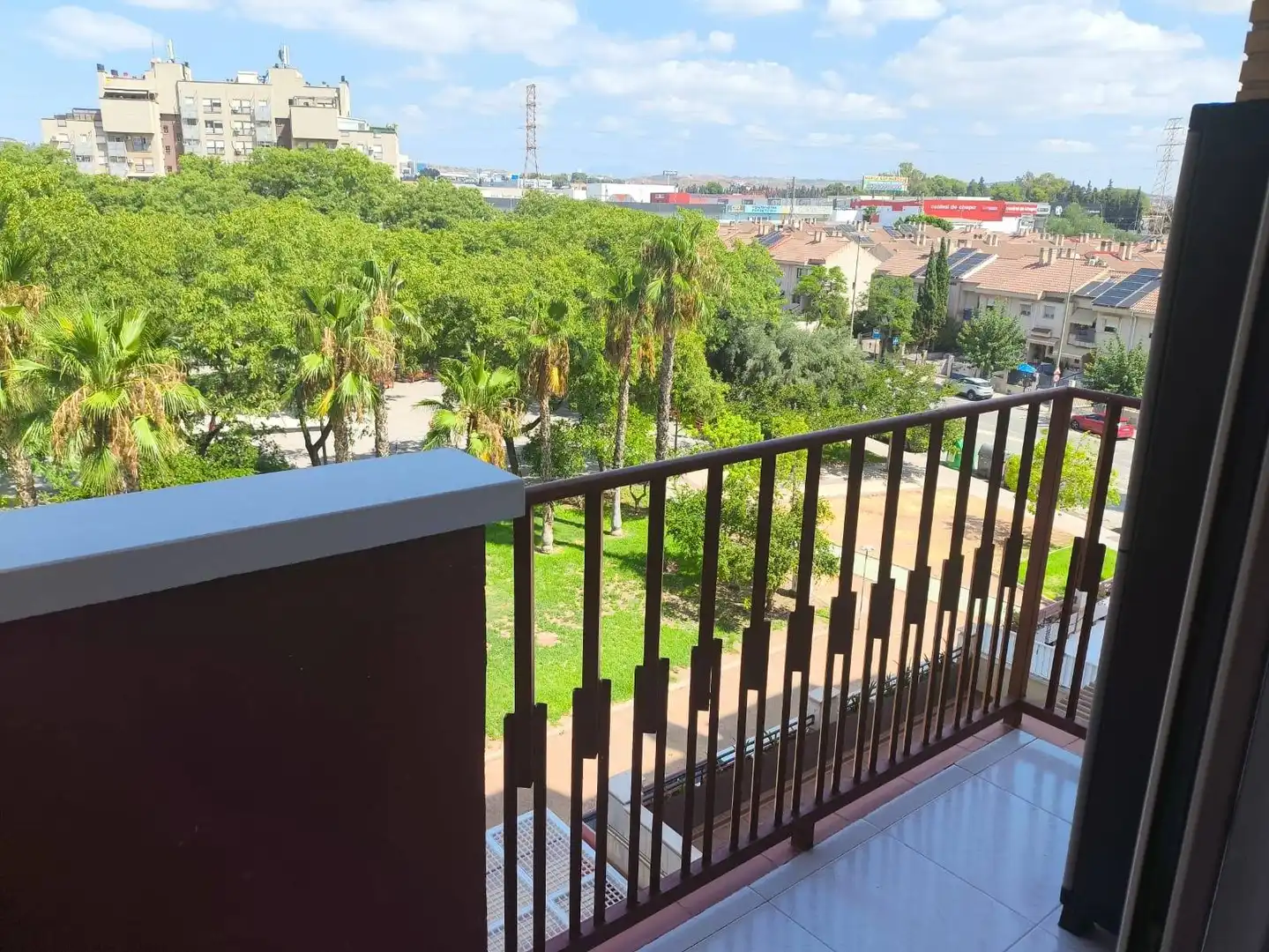 Terraza de Piso de alquiler en Murcia con Amueblado