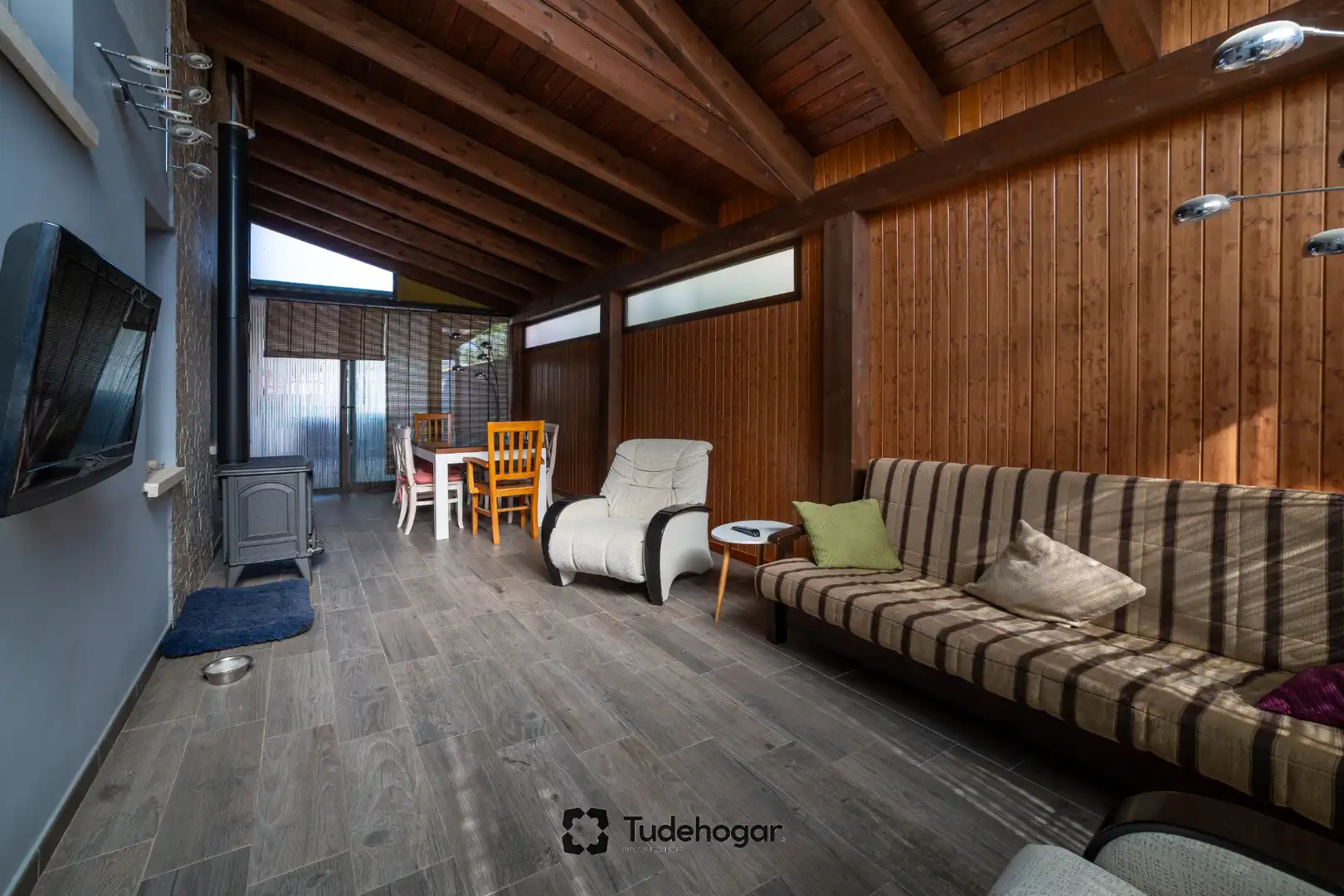 Terraza de Casa o chalet en venta en Tudela de Duero con Calefacción, Jardín privado y Amueblado