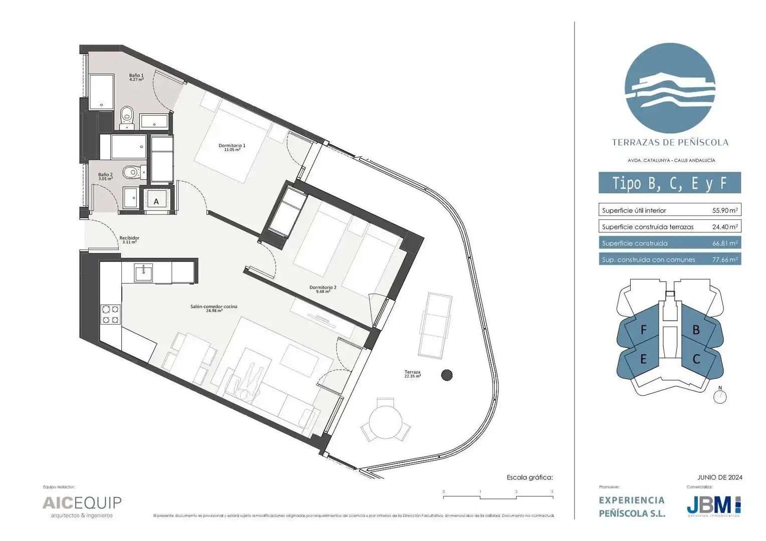 Wohnungen zum Verkauf in Peñíscola / Peníscola mit Heizung, Privatgarten und Terrasse