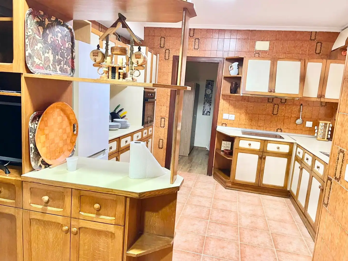 Kitchen of Apartments for rent in Cartagena  with Air Conditioner, Furnished and Washing machine