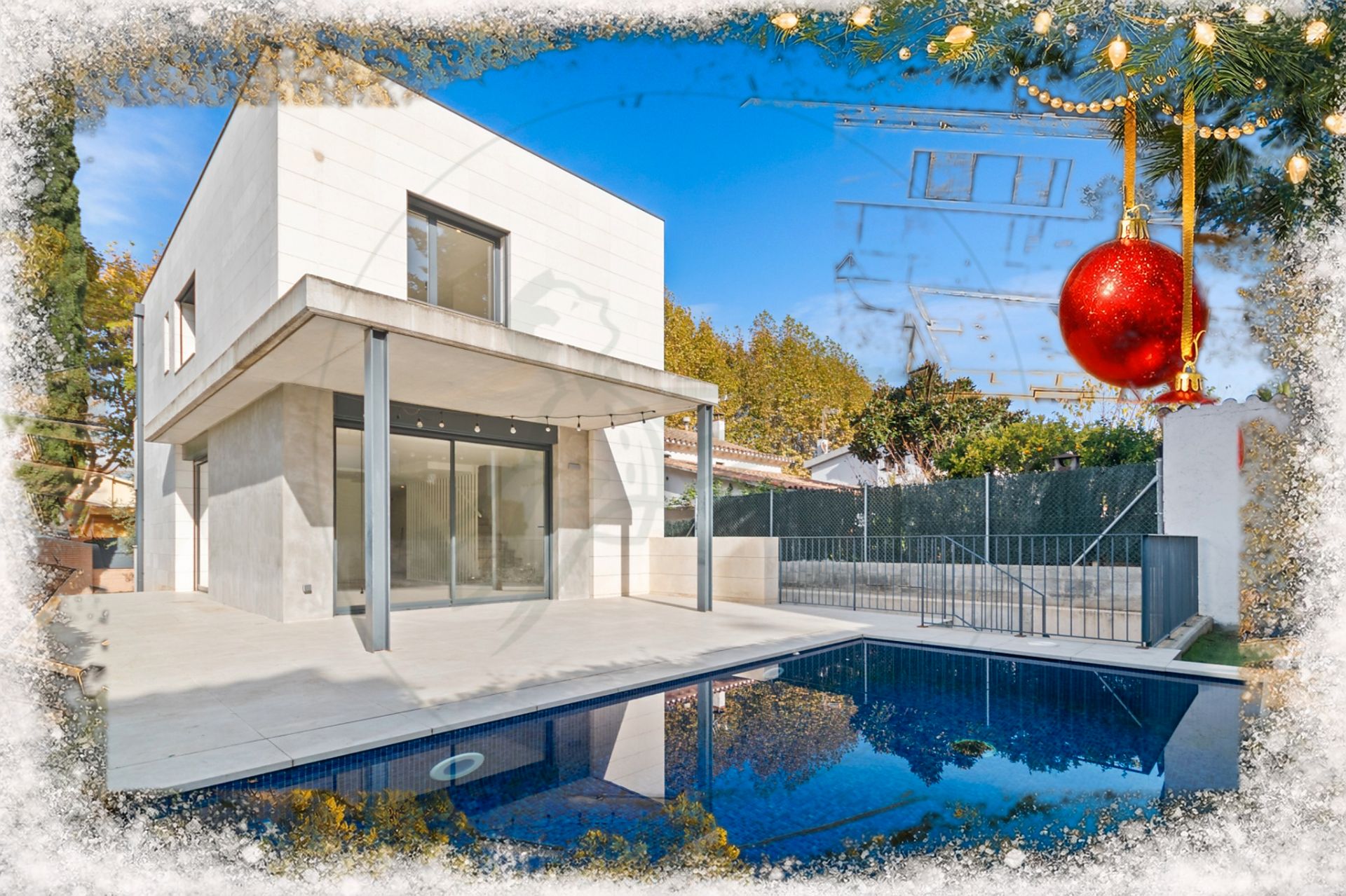 Vista exterior de Casa o xalet de lloguer en Sant Cugat del Vallès amb Calefacció, Jardí privat i Parquet