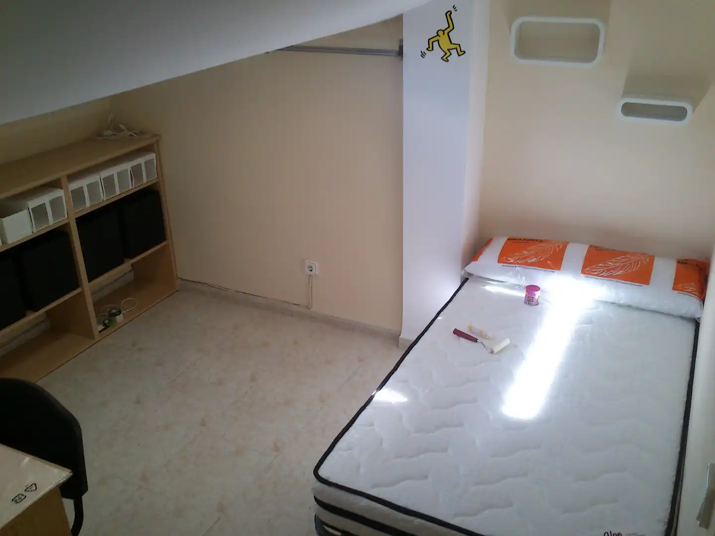 Schlafzimmer von Dachboden zum Verkauf in Valencia mit Klimaanlage, Terrasse und Möbliert