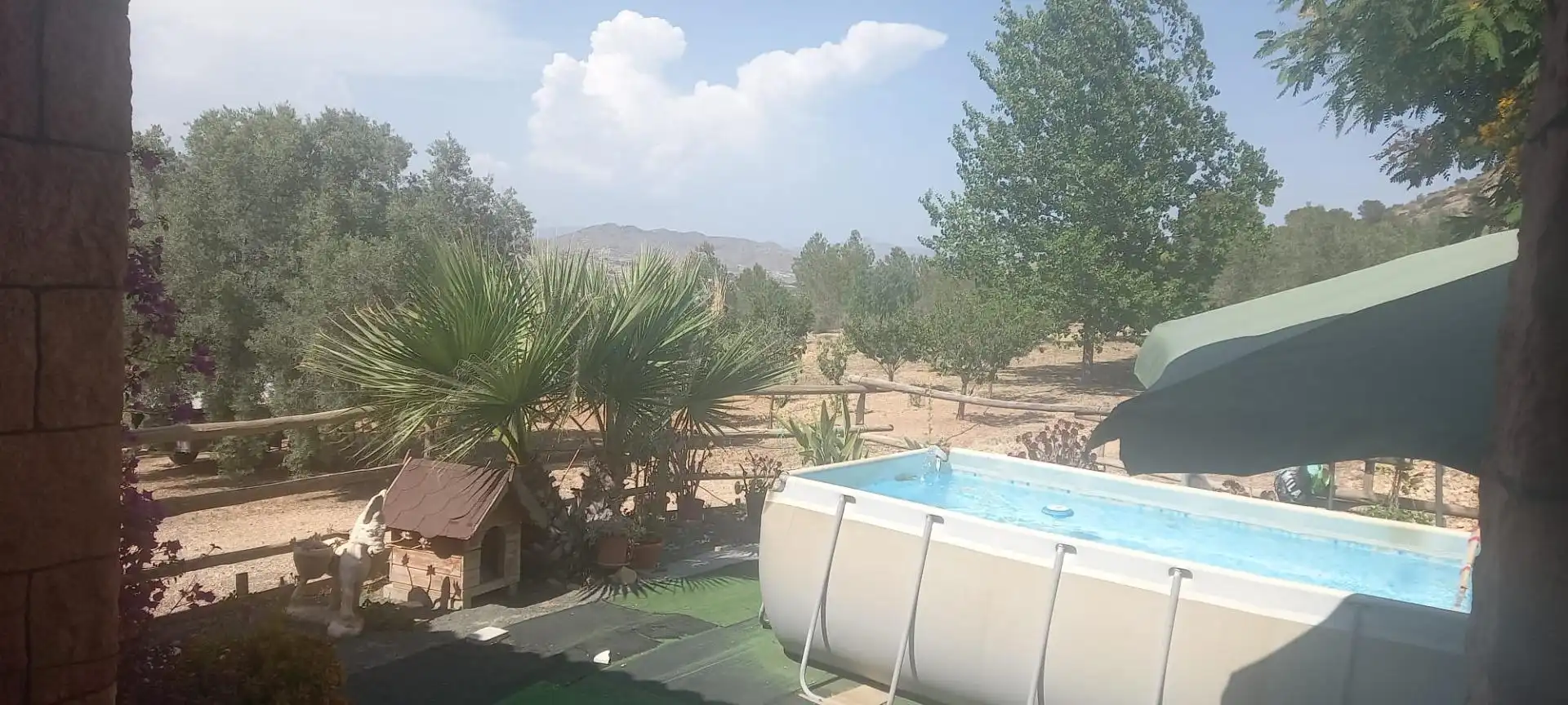 Schwimmbecken von Haus oder Chalet zum Verkauf in Hondón de las Nieves / El Fondó de les Neus mit Privatgarten, Terrasse und Abstellraum