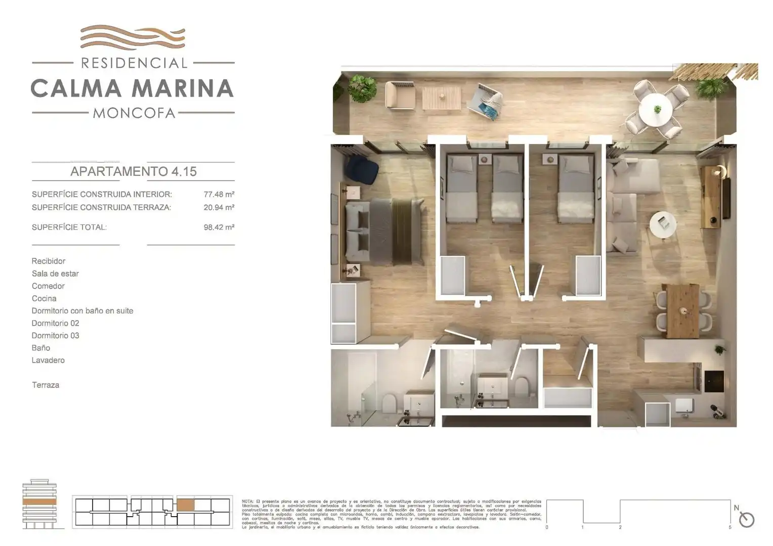 Appartement compact avec piscine à vendre à Moncófar Playa, imagen 95