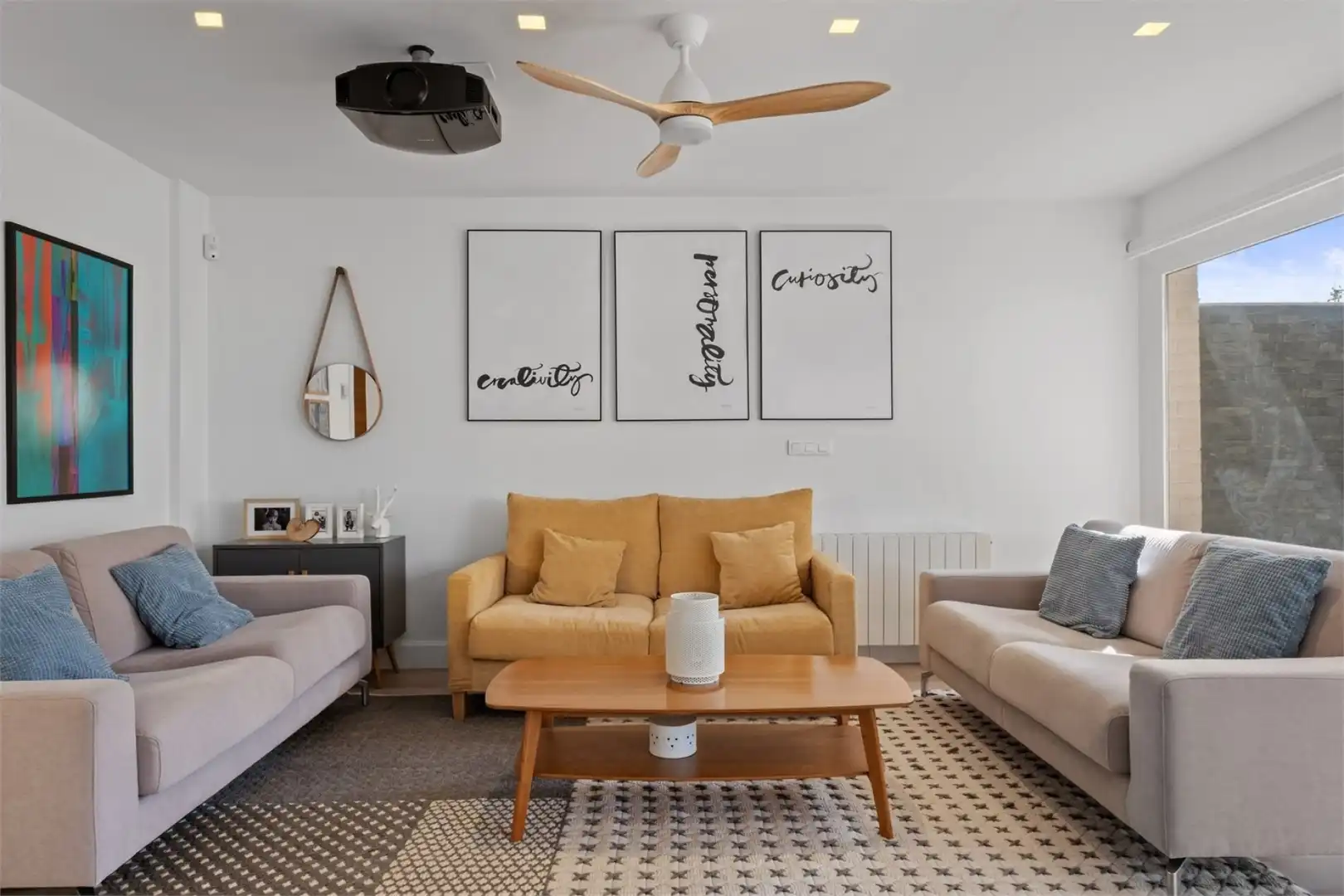 Sala de estar de Casa o chalet en venta en La Nucia con Aire acondicionado, Calefacción y Terraza