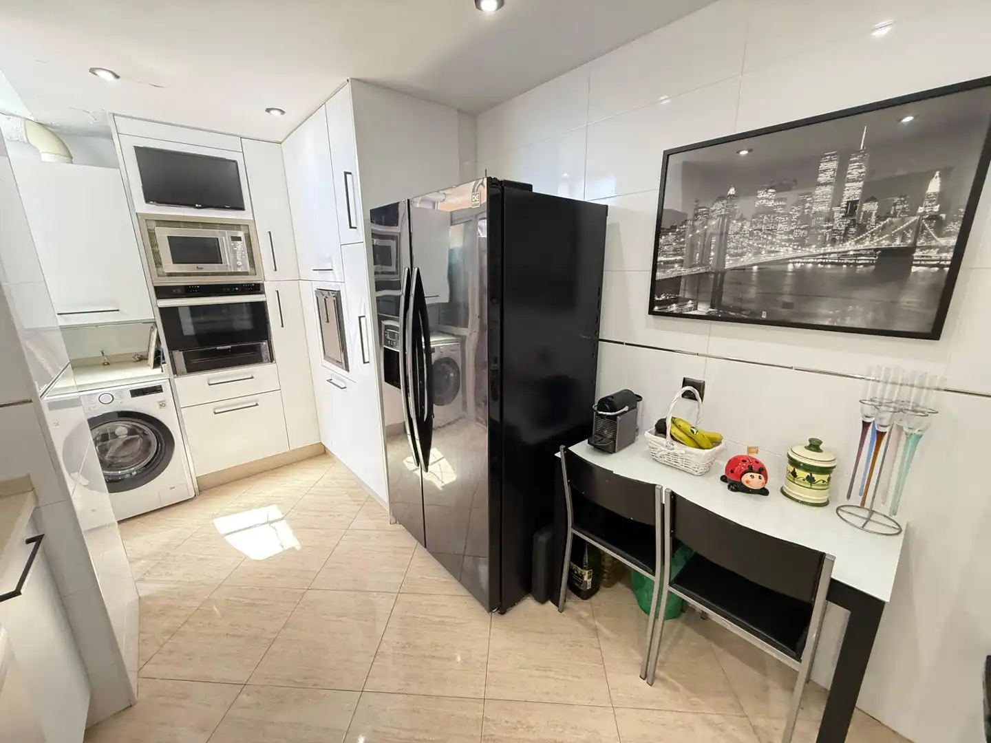 Kitchen of Flat for sale in Málaga  with Air Conditioner, Heating and Private garden