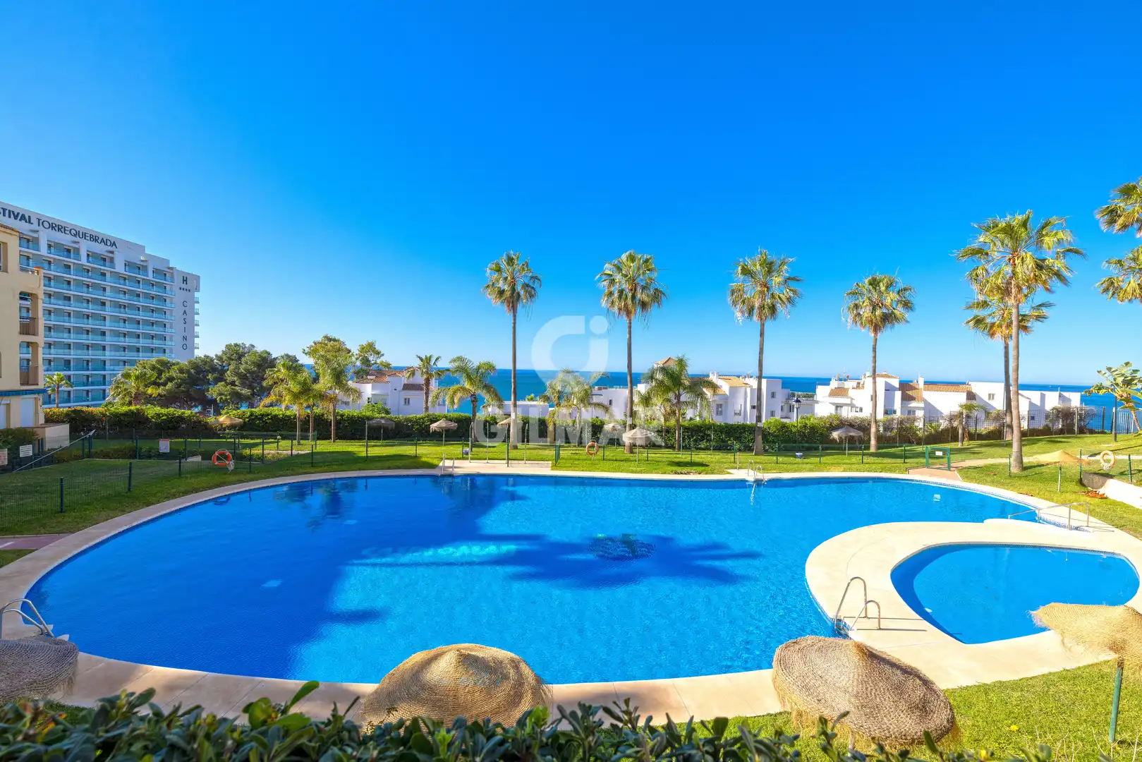 Garten von Wohnung zum Verkauf in Benalmádena mit Heizung, Privatgarten und Abstellraum