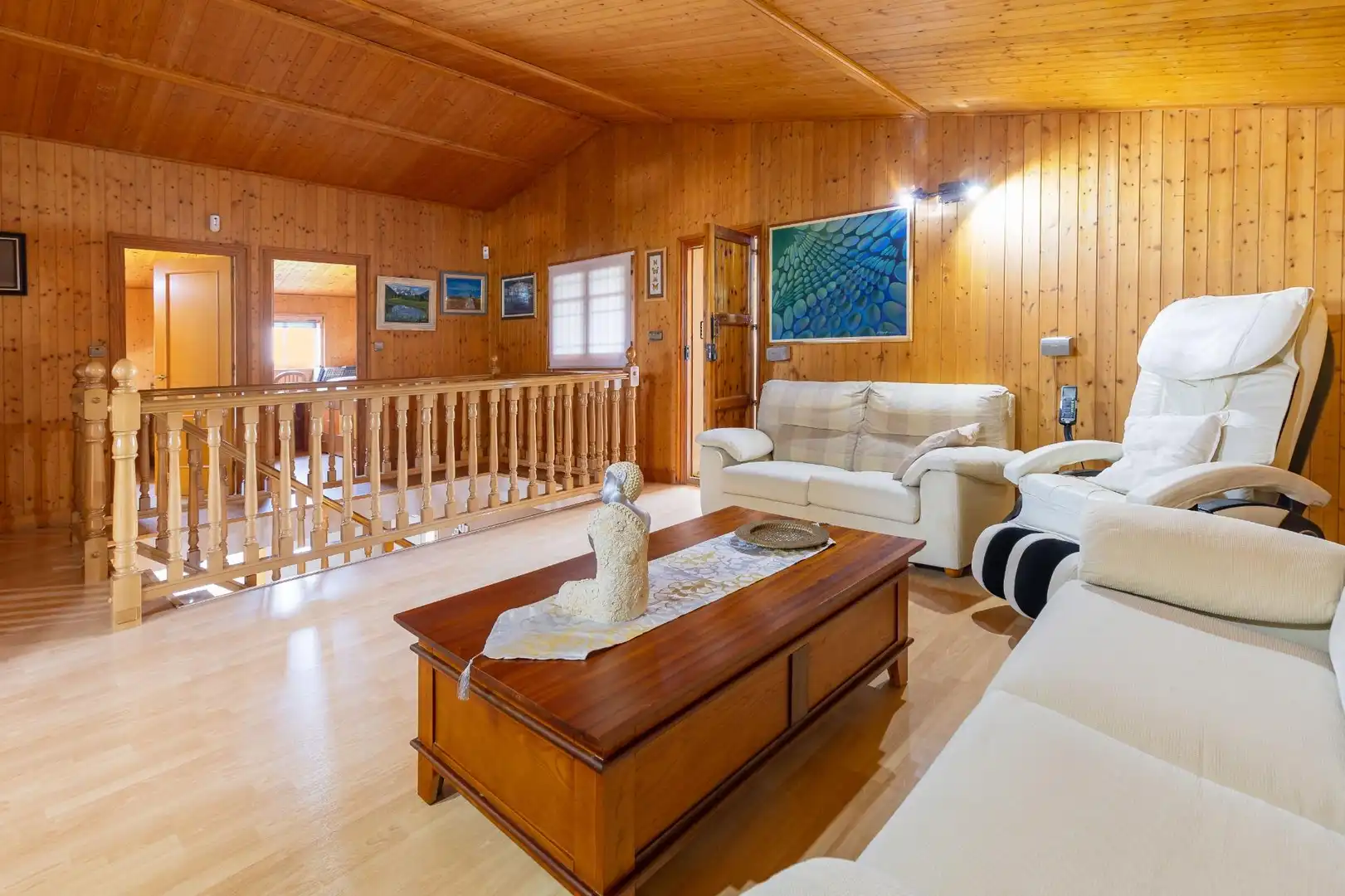 Sala de estar de Casa o chalet en venta en Montserrat con Aire acondicionado, Jardín privado y Terraza