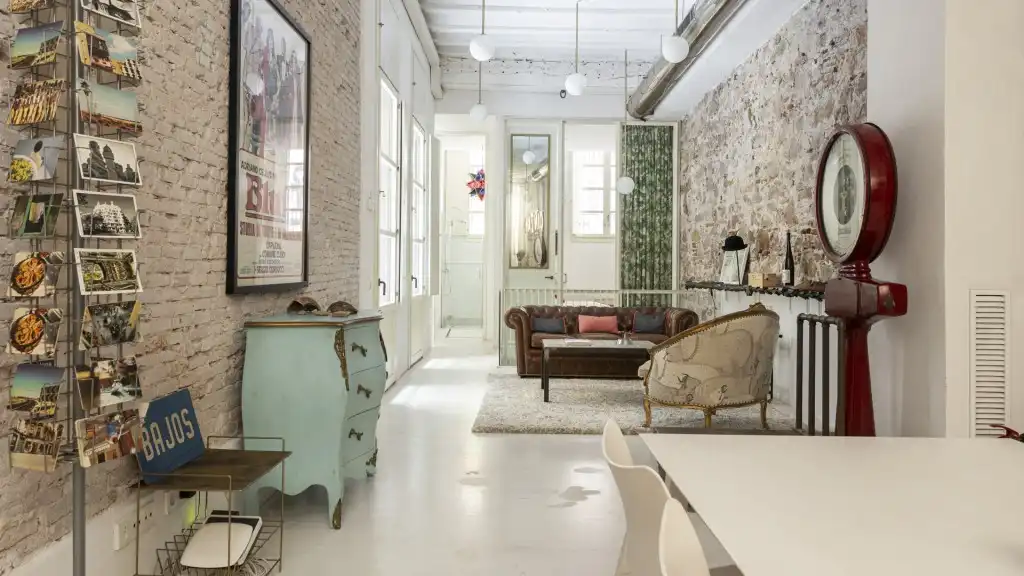 Sala de estar de Apartamento en venta en Barcelona con Aire acondicionado y Calefacción