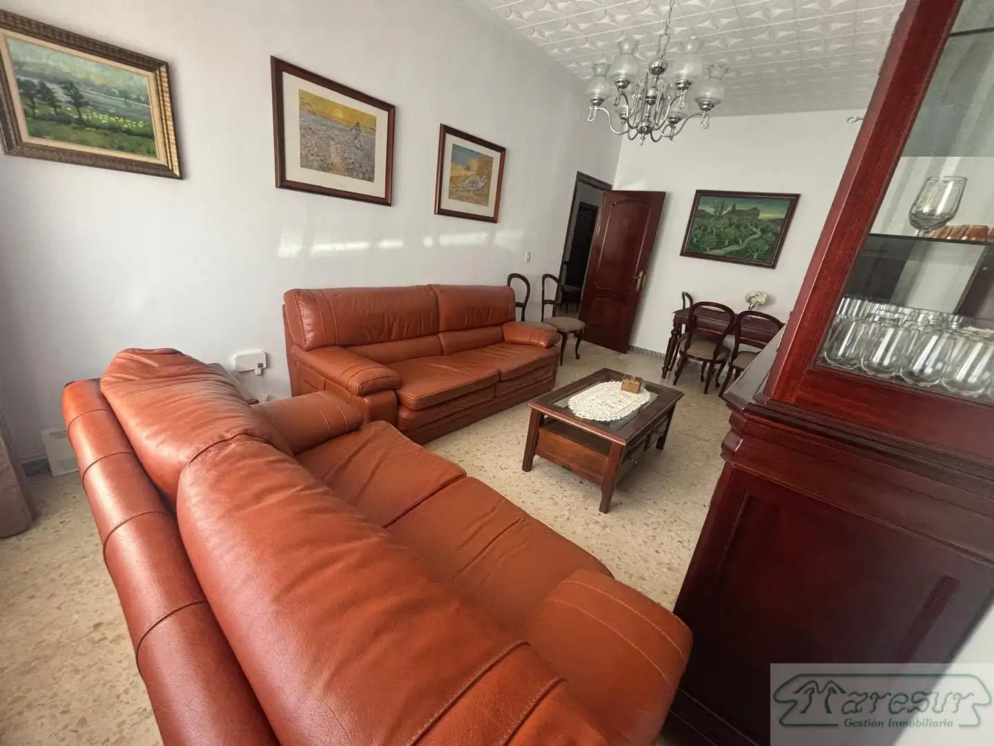 Sala de estar de Casa adosada en venta en La Pastora - La Estación