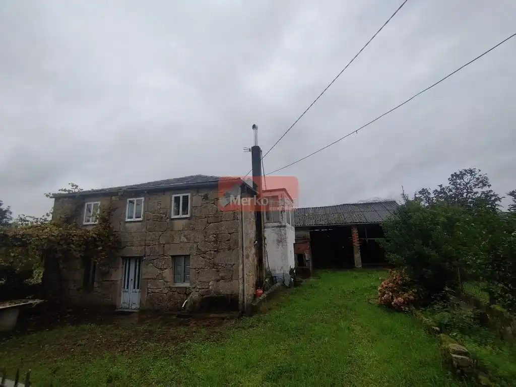Vista exterior de Casa o chalet en venta en Sarria con Calefacción y Jardín privado