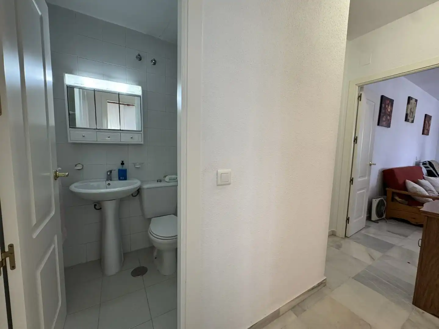 Bathroom of Flat for sale in Chipiona  with Swimming Pool, Furnished and Balcony