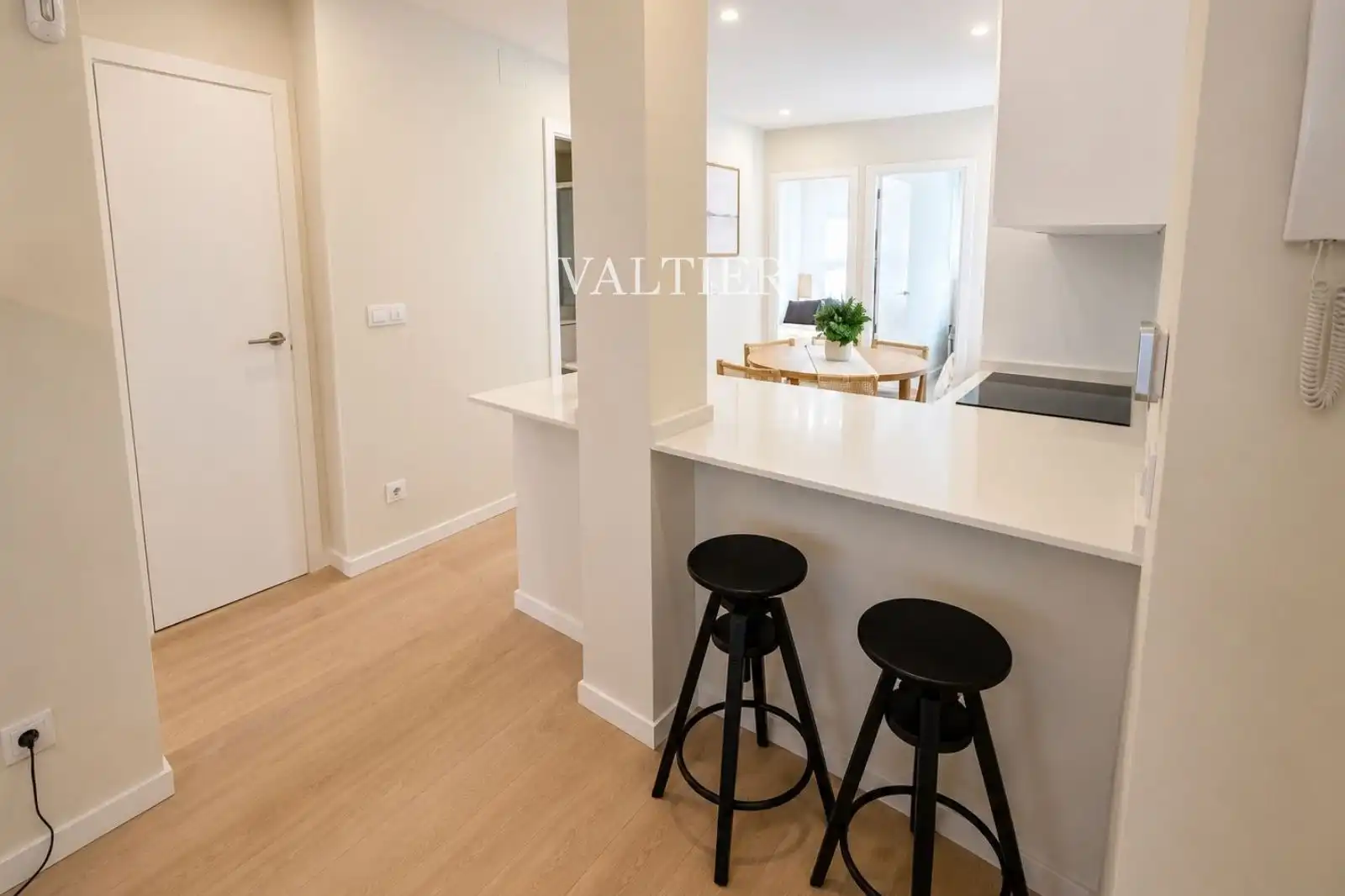 Kitchen of Flat for rent in Madrid  with Air Conditioner, Heating and Furnished