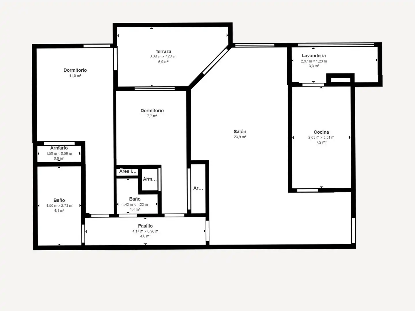 Wohnung zur Miete in Las Rozas de Madrid mit Klimaanlage, Heizung und Privatgarten