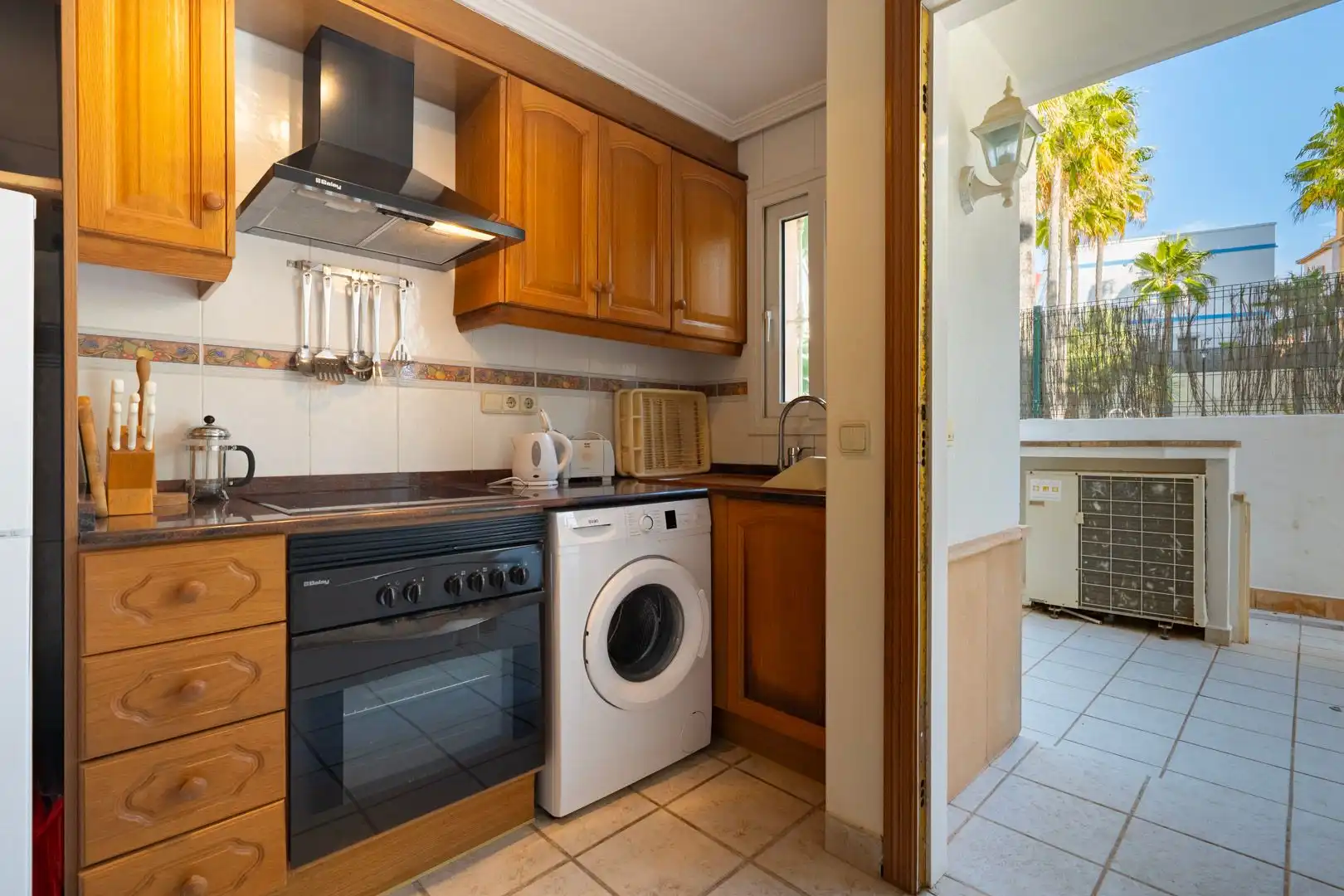 Cocina de Casa adosada en venta en Jávea / Xàbia con Aire acondicionado, Calefacción y Jardín privado